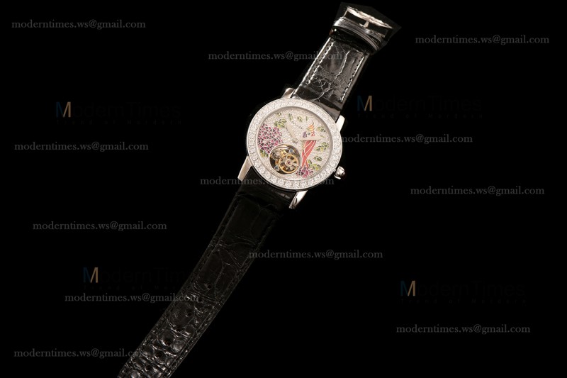 Bvlgari Bvlgari Series SS/SS Diams/Blk Tourbillon TFF Automatic 102165 BBLP37PDGDLTB