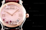 Chopard Happy Diams Sapphire RG/LE TT Pin/Red YFF ASIA2892-2 Automatic Happy Sport