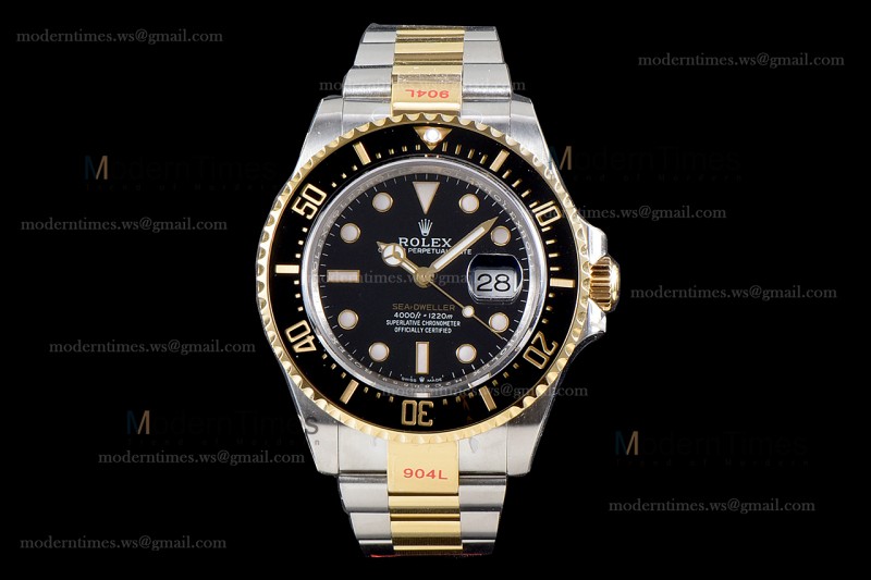Rolex Sea Dweller Series YG/YG TT Cer Blk GMF Automatic m126603-0001