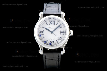 Chopard Happy Diamonds TT Sapphire SS/LE Wht/Blk YFF ASIA2892-2 Automatic 278559-3001