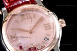 Chopard Happy Diams Sapphire RG/LE TT Pin/Red YFF ASIA2892-2 Automatic Happy Sport