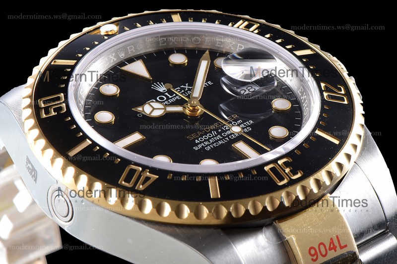 Rolex Sea Dweller Series YG/YG TT Cer Blk GMF Automatic m126603-0001