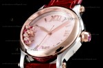 Chopard Happy Diams Sapphire RG/LE TT Pin/Red YFF ASIA2892-2 Automatic Happy Sport