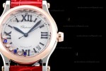 Chopard Happy Diamonds TT/TT Sapphire RG/LE Wht/Red YFF ASIA2892-2 Automatic 278559-6008