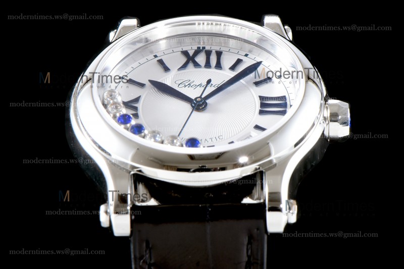 Chopard Happy Diamonds TT Sapphire SS/LE Wht/Blk YFF ASIA2892-2 Automatic 278559-3001