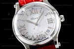 Chopard Happy Diamonds Sapphire SS/LE Wht/Red YFF ASIA2892-2 Automatic 278559-3001