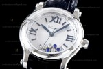 Chopard Happy Diamonds TT Sapphire SS/LE Wht/Blk YFF ASIA2892-2 Automatic 278559-3001