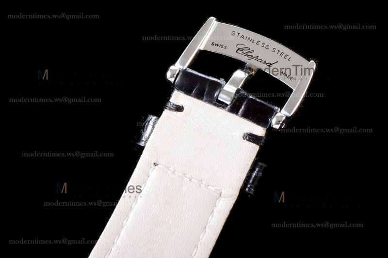 Chopard Happy Diamonds TT Sapphire SS/LE Wht/Blk YFF ASIA2892-2 Automatic 278559-3001