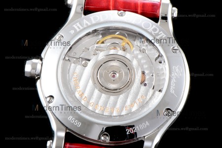 Chopard Happy Diamonds Sapphire SS/LE Wht/Red YFF ASIA2892-2 Automatic 278559-3001