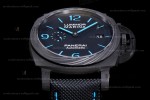 Panerai Luminor Series Carbon SS/LE Blk/Blk VSF Automatic PAM01661