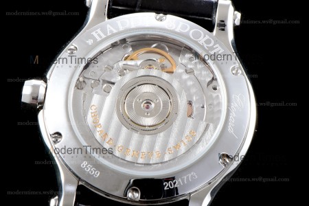 Chopard Happy Diamonds TT Sapphire SS/LE Wht/Blk YFF ASIA2892-2 Automatic 278559-3001