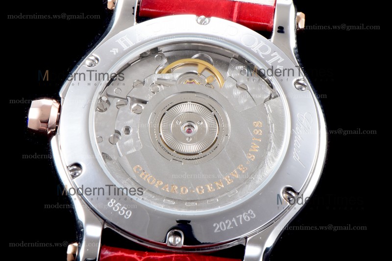 Chopard Happy Diamonds TT/TT Sapphire RG/LE Wht/Red YFF ASIA2892-2 Automatic 278559-6008