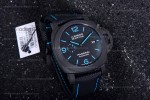 Panerai Luminor Series Carbon SS/LE Blk/Blk VSF Automatic PAM01661
