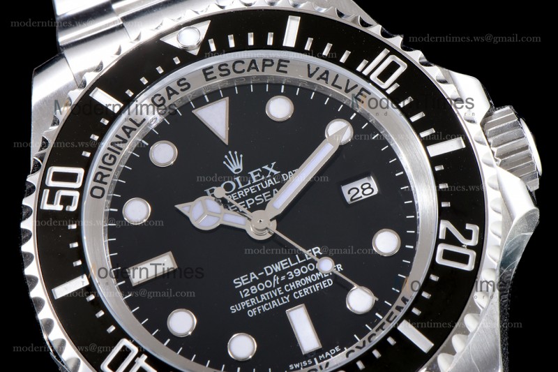 Rolex Sea Dweller Series SS/SS Cer Blk ARF Automatic m126660-0001