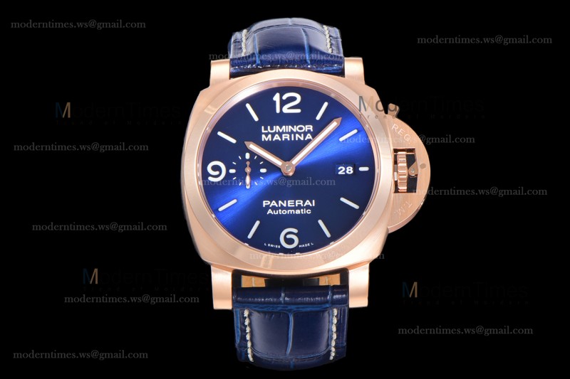 Panerai Luminor Series  RG/LE Blu/Blu VSF Automatic PAM01112