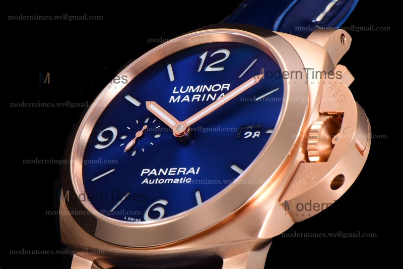 Panerai Luminor Series  RG/LE Blu/Blu VSF Automatic PAM01112