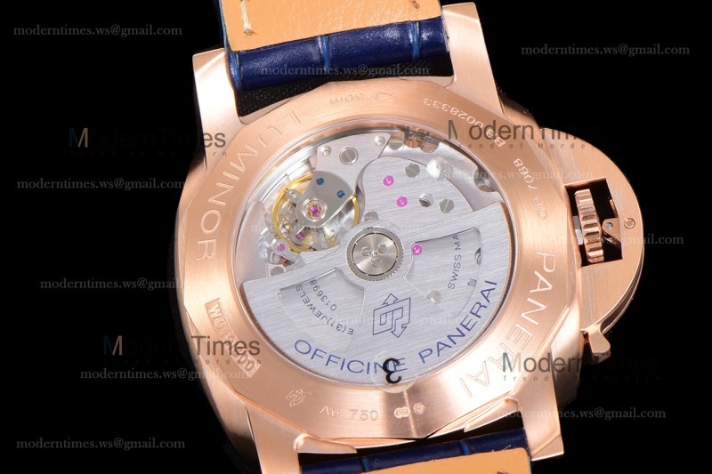 Panerai Luminor Series  RG/LE Blu/Blu VSF Automatic PAM01112