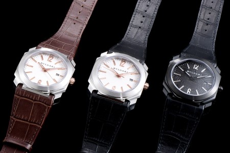 Bvlgari OCTO Series SS/LE Blk/Blk EMO Automatic 