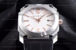 Bvlgari OCTO Series SS/LE Wht/Blk ZLO Automatic 102207 BGO41WSLD