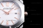 Bvlgari OCTO Series SS/LE Wht/Bro ZLO Automatic 102207 BGO41WSLD