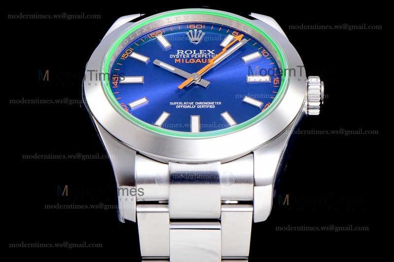 Rolex Milgauss SS/SS Blu Cal.3131 ARF Automatic m116400gv-0002