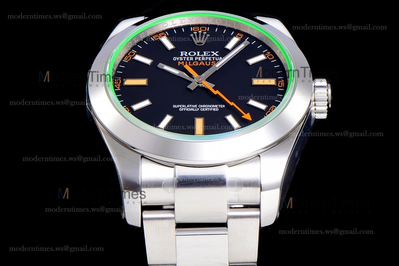 Rolex Milgauss SS/SS Grn Cal.3131 ARF Automatic m116400gv-0001
