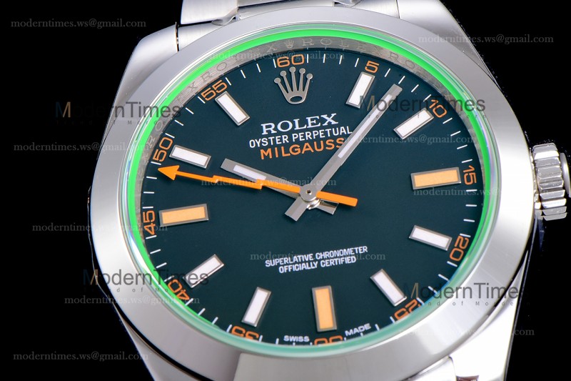 Rolex Milgauss SS/SS Grn Cal.3131 ARF Automatic m116400gv-0001