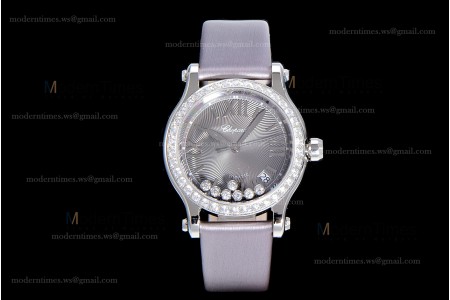 Chopard Happy Diamonds Sapphire SS/SC Gry/Gry YFF ASIA2892-2 Automatic 278559-3003