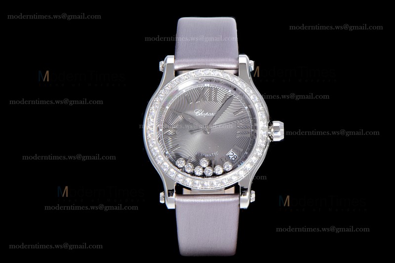 Chopard Happy Diamonds Sapphire SS/SC Gry/Gry YFF ASIA2892-2 Automatic 278559-3003