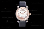 Chopard Happy Diamonds Sapphire RG/SC Wht/Blk YFF ASIA2892-2 Automatic 278559-3003