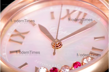 Chopard Happy Sport Diams Sapphire RG/RG Pin YFF Automatic 274893-5003