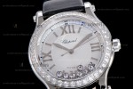 Chopard Happy Diamonds Sapphire SS/SC Wht/Blk YFF ASIA2892-2 Automatic 278559-3003