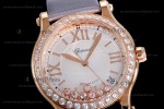 Chopard Happy Diamonds Sapphire RG/SC Wht/Gry YFF ASIA2892-2 Automatic 278559-3003