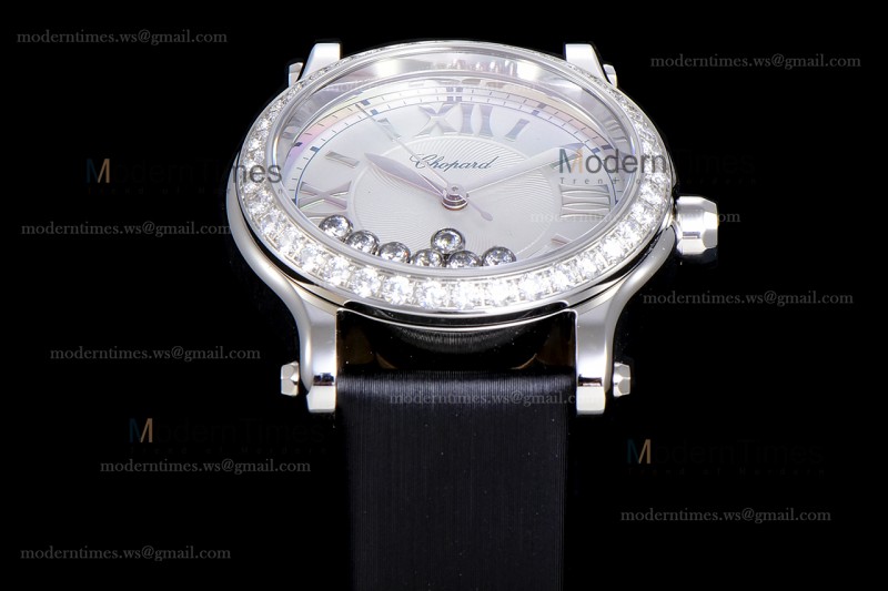 Chopard Happy Diamonds Sapphire SS/SC Wht/Blk YFF ASIA2892-2 Automatic 278559-3003