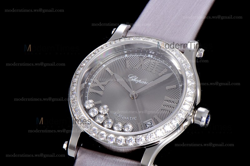 Chopard Happy Diamonds Sapphire SS/SC Gry/Gry YFF ASIA2892-2 Automatic 278559-3003
