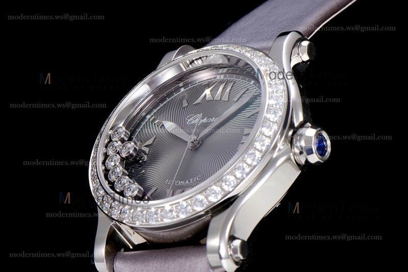 Chopard Happy Diamonds Sapphire SS/SC Gry/Gry YFF ASIA2892-2 Automatic 278559-3003