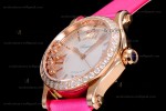 Chopard Happy Diamonds Sapphire RG/SC Wht/Red YFF ASIA2892-2 Automatic 278559-3003