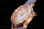 Chopard Happy Diamonds Sapphire RG/SC Wht/Gry YFF ASIA2892-2 Automatic 278559-3003