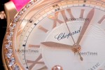 Chopard Happy Diamonds Sapphire RG/SC Wht/Red YFF ASIA2892-2 Automatic 278559-3003