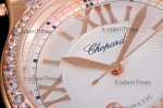 Chopard Happy Diamonds Sapphire RG/SC Wht/Gry YFF ASIA2892-2 Automatic 278559-3003