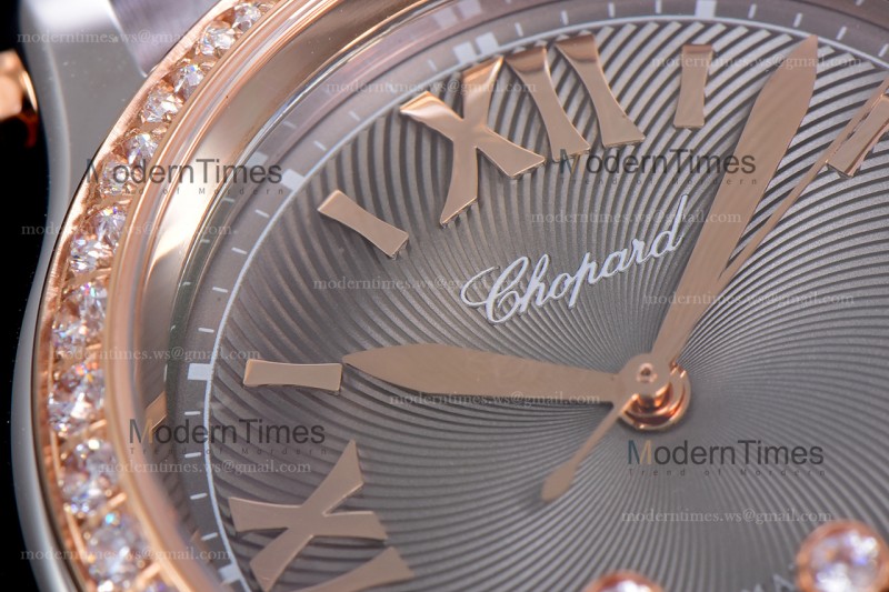 Chopard Happy Diamonds Sapphire RG/SC Gry/Gry YFF ASIA2892-2 Automatic 278559-3003