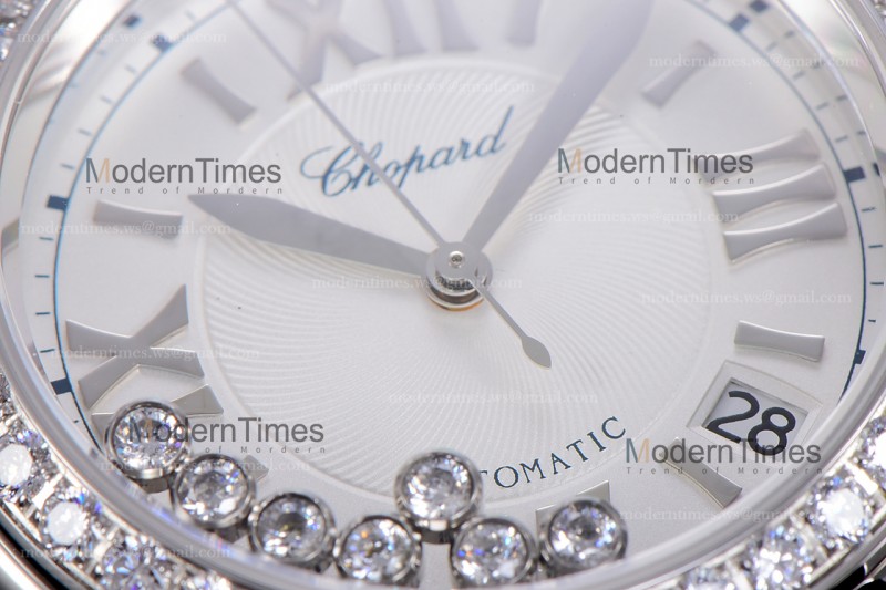Chopard Happy Diamonds Sapphire SS/SC Wht/Blk YFF ASIA2892-2 Automatic 278559-3003