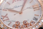 Chopard Happy Diamonds Sapphire RG/SC Wht/Blk YFF ASIA2892-2 Automatic 278559-3003