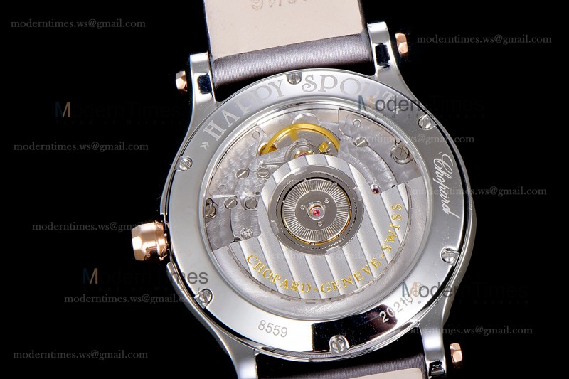 Chopard Happy Diamonds Sapphire RG/SC Gry/Gry YFF ASIA2892-2 Automatic 278559-3003