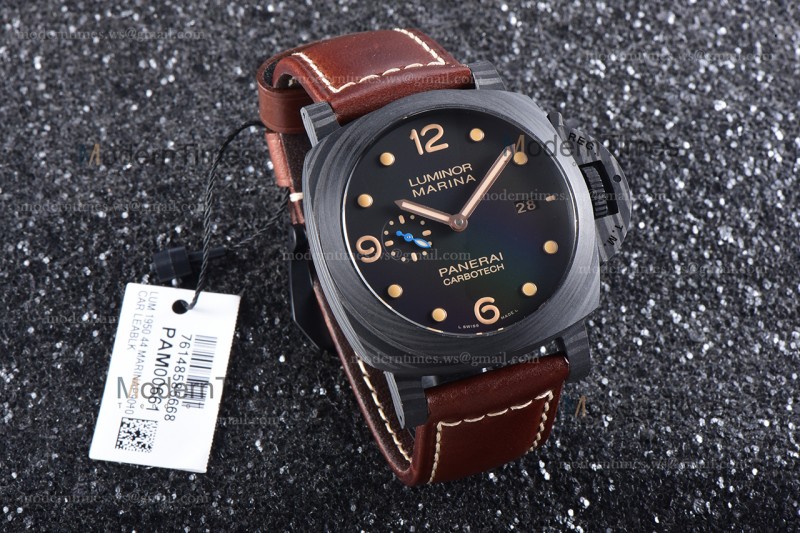 Panerai Luminor 1950 Series CF/LE Blk/Bro VSF Automatic PAM00661