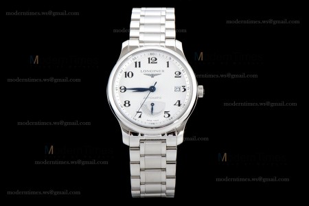Longines Record Series SS/SS Wht GSF Automatic L2.666.4.78.6