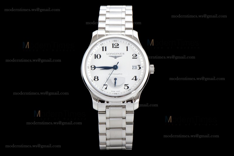 Longines Record Series SS/SS Wht GSF Automatic L2.666.4.78.6