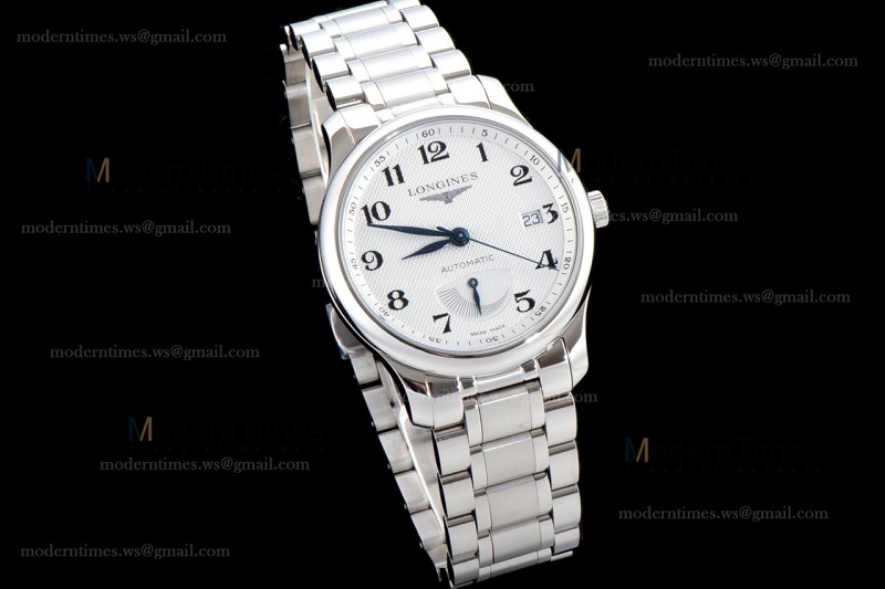 Longines Record Series SS/SS Wht GSF Automatic L2.666.4.78.6