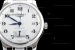 Longines Record Series SS/SS Wht GSF Automatic L2.666.4.78.6