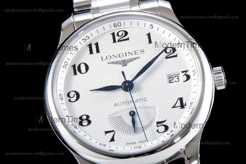 Longines Record Series SS/SS Wht GSF Automatic L2.666.4.78.6